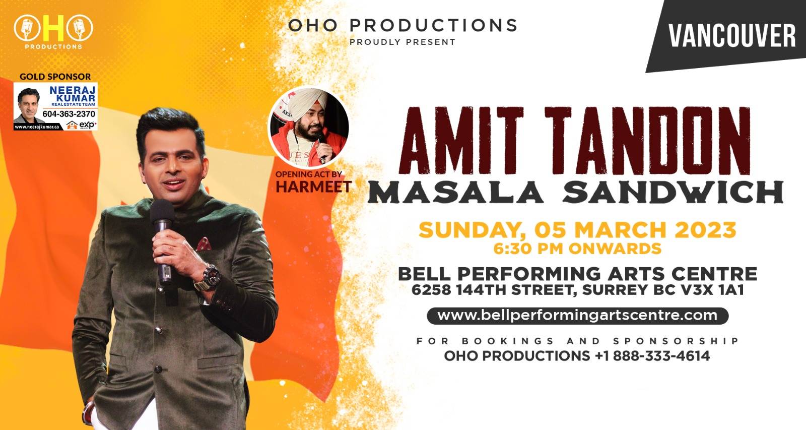 amit tandon show 2023 in vancouver