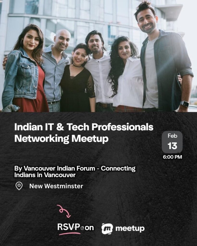 tech meetup for indian professionals
