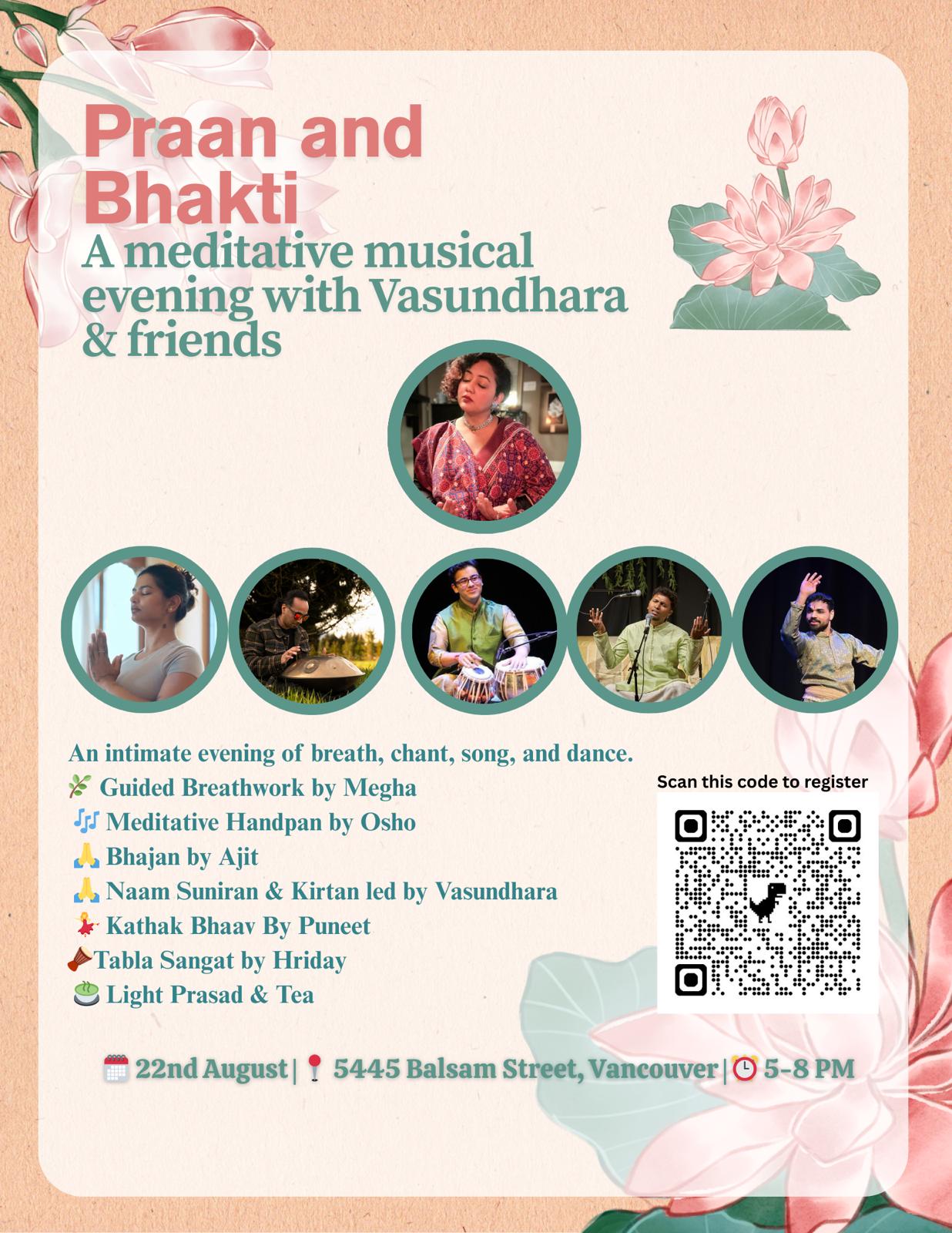 kirtan with vasundhara and friends