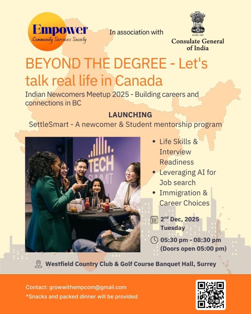 meetup for newcomers & indian students