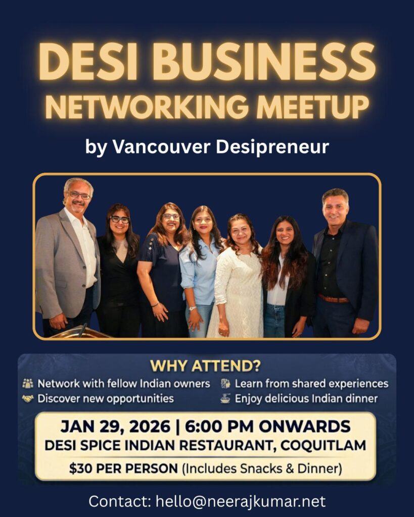 vancouver desipreneur meetup jan 2026 flyer