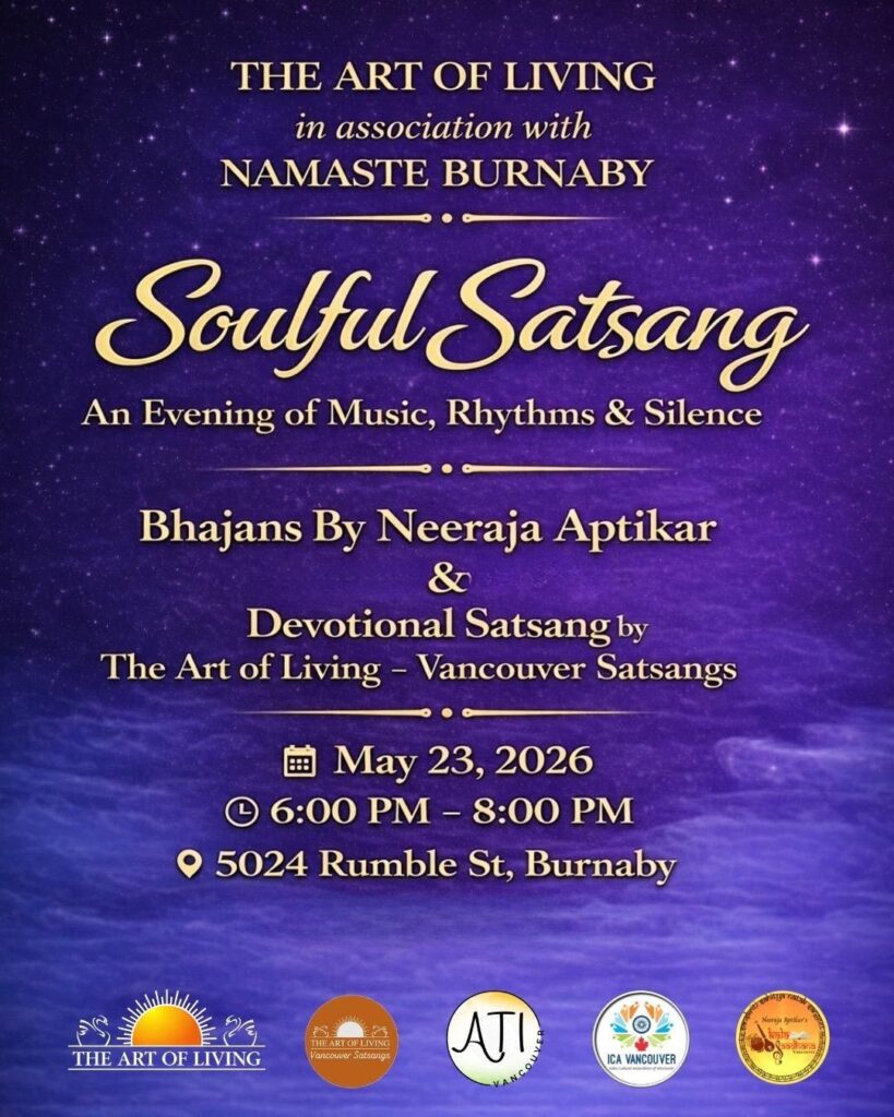 bhajan & kirtan in burnaby namaste burnaby