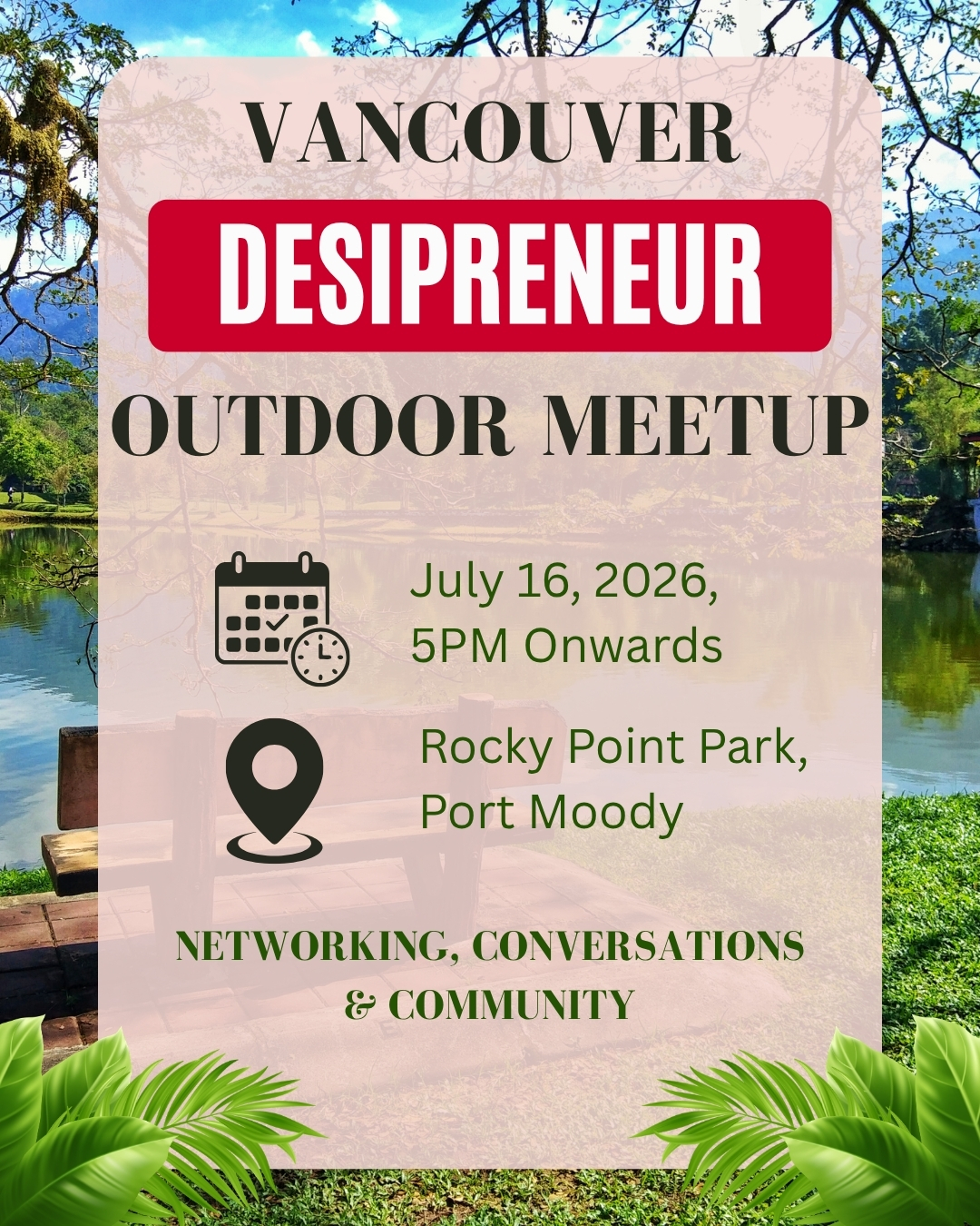 vancouver desipreneur outdoor meetup