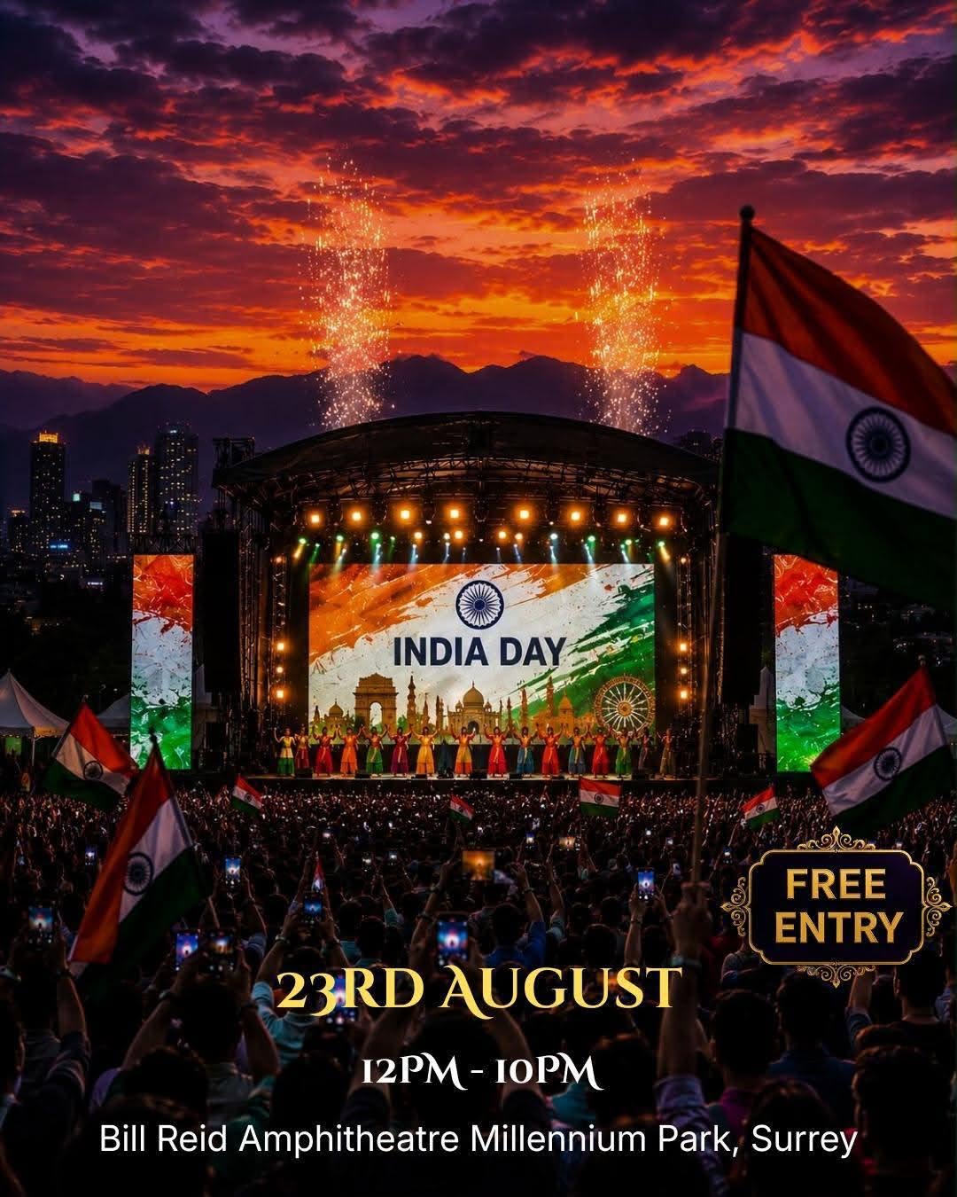 india day august 23 2026 surrey bc