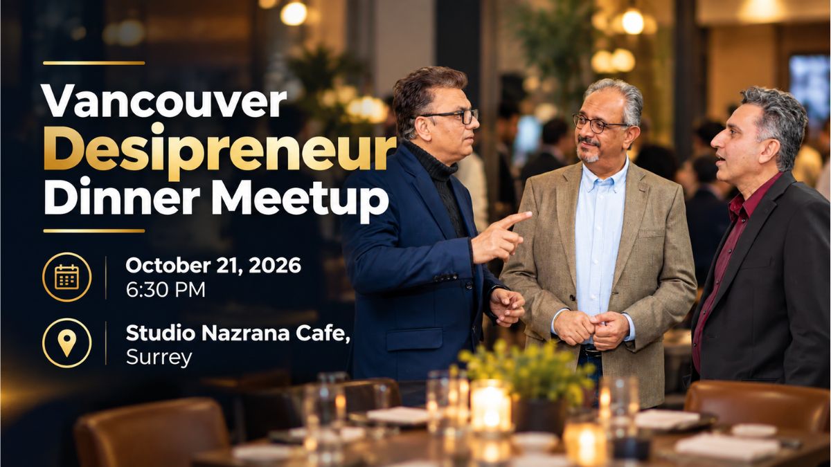 vancouver desipreneur dinner meetup oct 21
