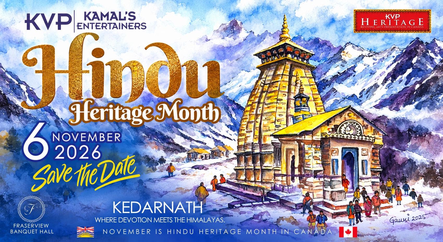 kvp hindu heritage month 2026